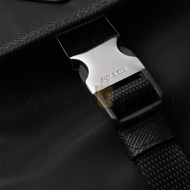 Pra*a re-nylon and saffiano leather smartphone case 2zh194 (11.5*17*4.5cm)